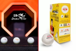 Мячи для н/т Double Fish V40+ 3 star WTTC (6шт.)