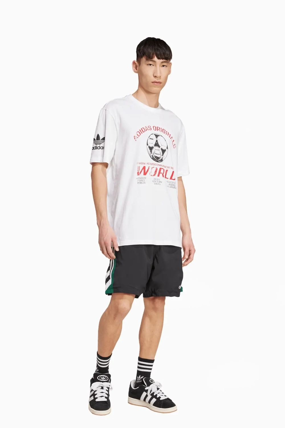 Футболка adidas 90s Football Tee - белый
