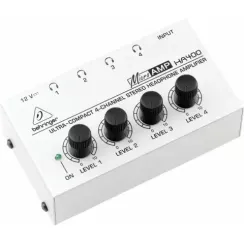 Behringer HA400 - 4-х канальный стереофон. усилитель-распределит. для работы с наушниками