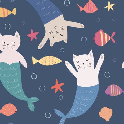 Коты русалки