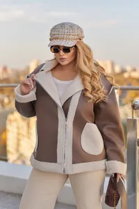 Дубленка УК-5990-4 Фабрика Моды