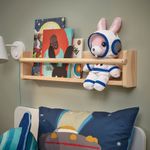 Мягкая игрушка IKEA AFTONSPARV (АФТОНСПАРВ), Заяц космонавт, 28 см
