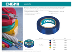 СИБИН 15 мм х 10 м, 5 000 В, желтая, изолента ПВХ (1235-5)
