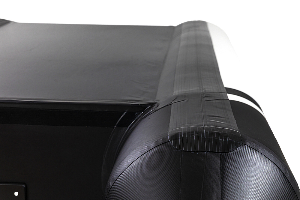Броня-280 белый-черный (лодка ПВХ под мотор с усилением)