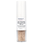 DERMA E, Essentials, минеральная пудра для защиты от солнца, SPF 30, 5 г (0,16 унции)