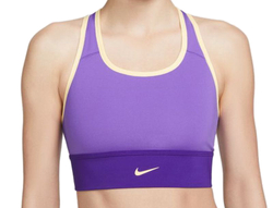 ТОП теннисный Nike Dri-Fit Swoosh Long Line Bra W - psychic purple/electro purple/melon tint