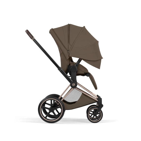 Детская коляска Cybex Priam V Style 2 в 1 Coconut Brown шасси Rosegold