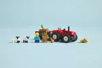 Конструктор LEGO City 60461 Красный сельскохозяйственный трактор с прицепом и овцами