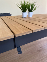 Стол обеденный ТЕЛЛА XL из тика 300x100