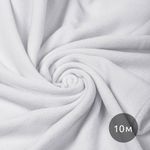 Флис 2-сторонний 190 г/м², 150 см / 10 метров, N-TBY-0059-101, цв.F101 белый