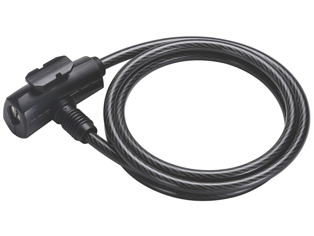 Замок вело BBB QuickSafe 8mm x 1500mm coil cable черный, BBL-61_черный