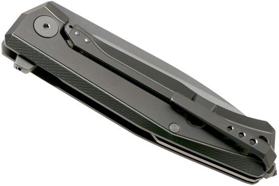 Складной нож Lion Steel "Myto" L/MT01 GY c клинком из стали Böhler M390 Microclean®, рукоять титан