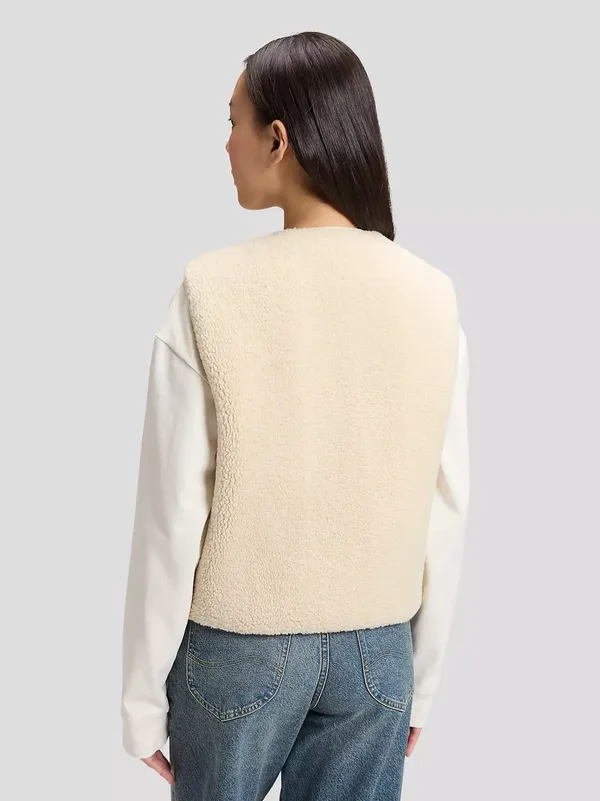 Жилет женский утепленный LEE SHORT SHERPA VEST