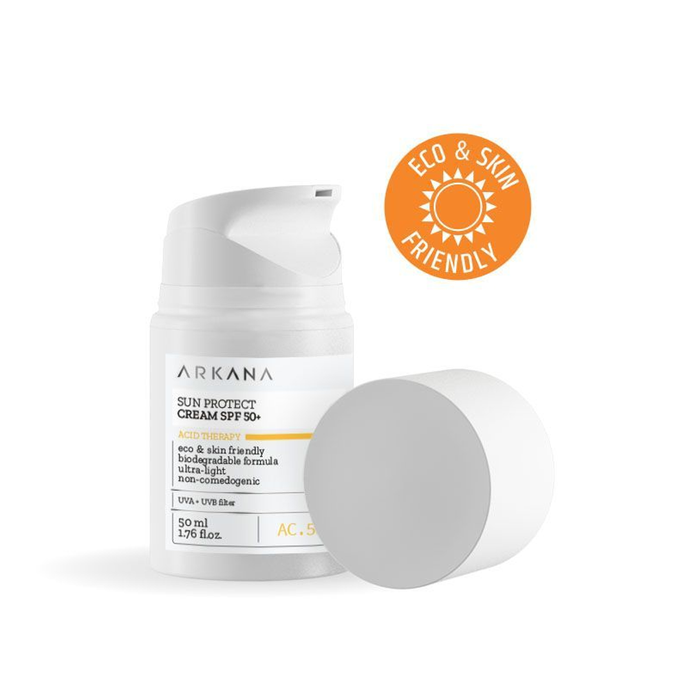 Sun Protect Cream SPF 50+ Солнцезащитный крем для лица SPF 50, 50 мл