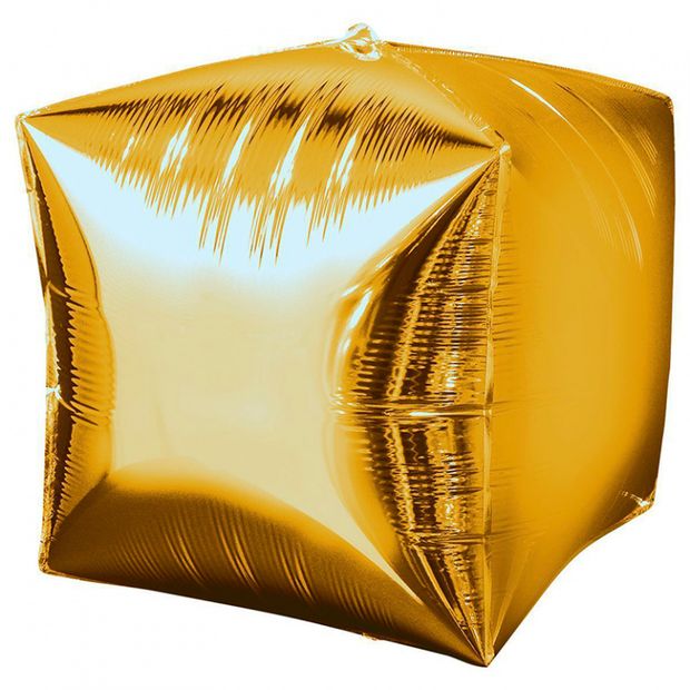 AN 3D Куб 15" Металлик Gold (БГ-19)