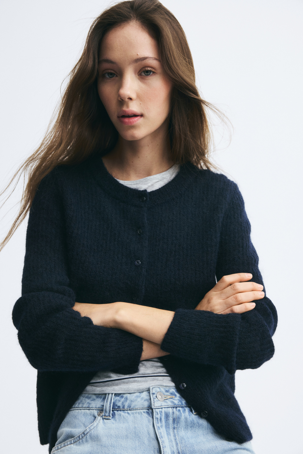 Кардиган в резинку - H&M