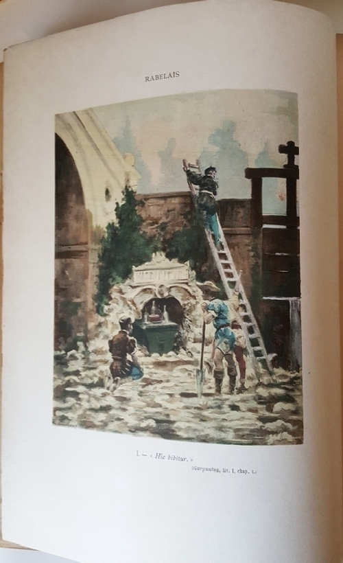"Rabelais et loeuvre de Jules Garni (Рабле и творчество Жюля Гарни)"  1897 г.  Антикварная книга