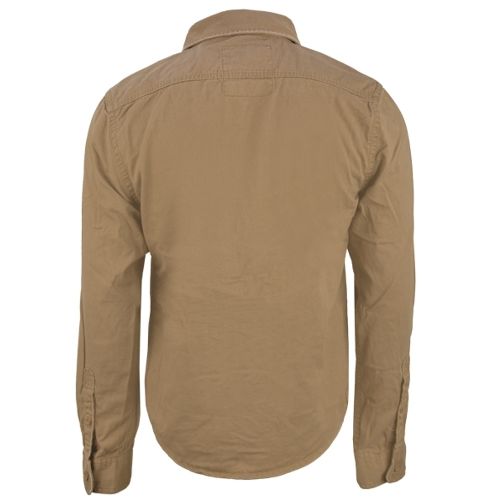 Рубашка Brandit Shirt Raw Vintage Long Sleeve camel