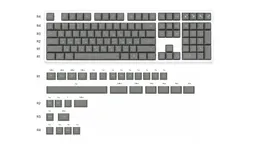 Набор клавиш Geekboards Tiffany Gray — раскладка и дополнительные клавиши