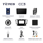 Teyes CC3 9"для Toyota Alphard 2003-2007
