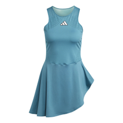 Женская теннисное платье adidas Pro Dress Women - Petrol, Neon Yellow