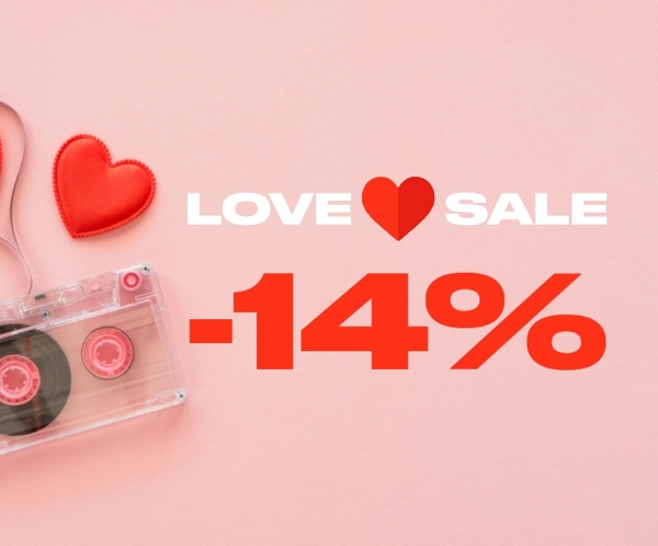 Love Sale 2025: Скидка 14%!