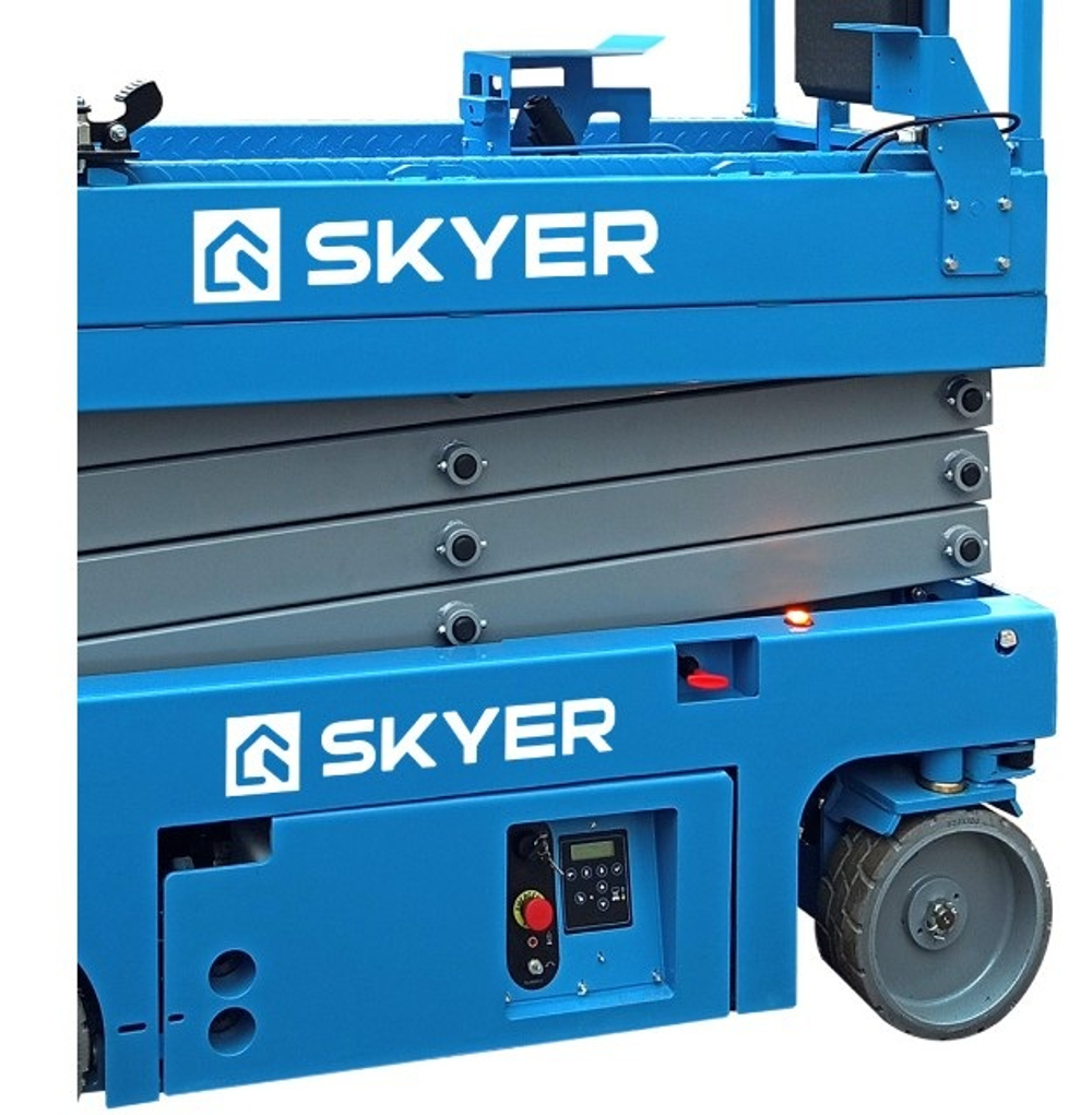 Самоходный ножничный подъемник с выдвижной платформой SKYER PL1023 Li M