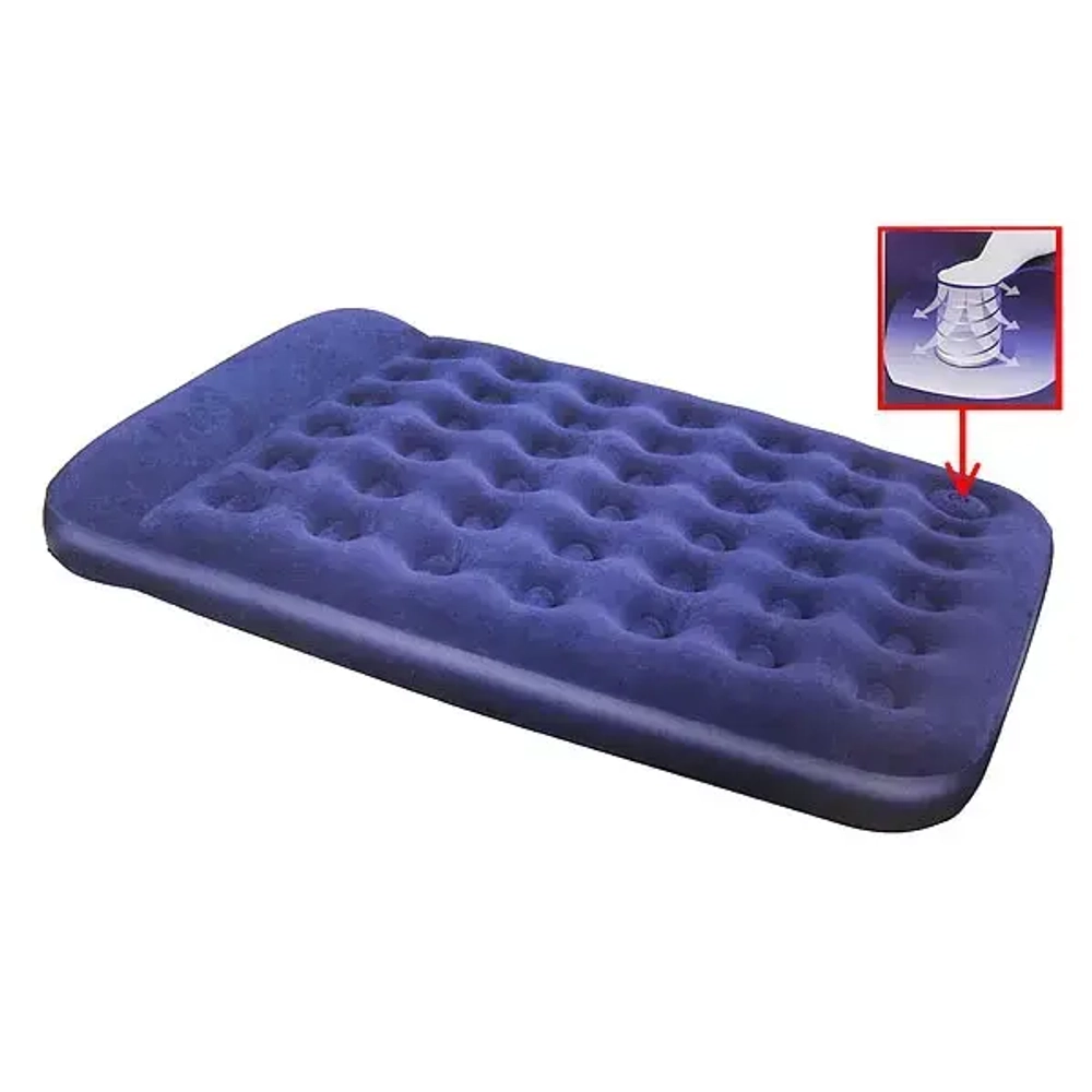 Матрас надувной Pavillo Venture Airbed,185*76*28 см,встроенный ножной насос,Bestway (67223)