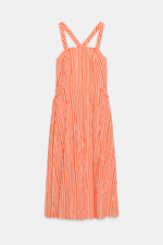 ПЛАТЬЕ МИДИ В ПОЛОСКУ — ZW COLLECTION — ZARA