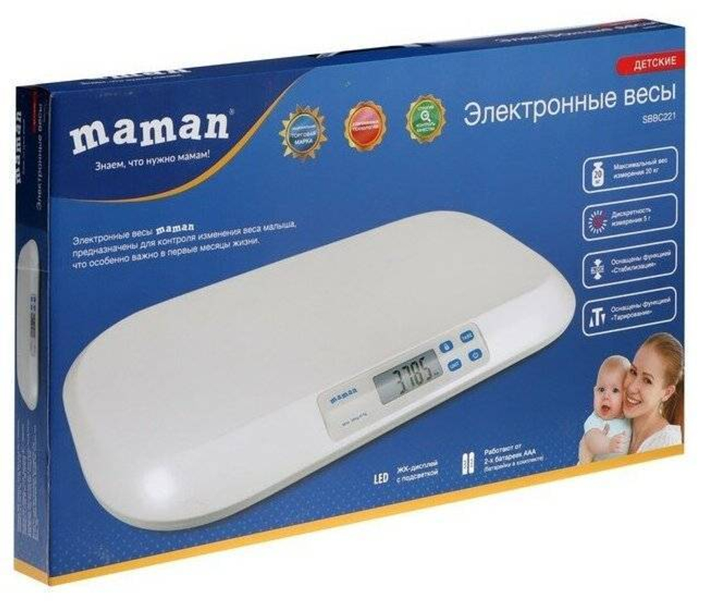 Детские электронные весы Maman SBBC221