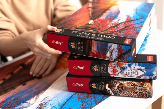 Puzzles - "1000 Premium Plus" - Photo Odyssey: Mount Fuji , Japan_FSC Mix 70%