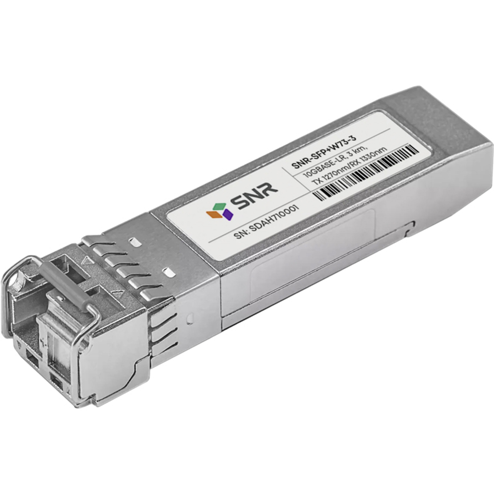 Оптический трансивер SNR SFP+ 10G WDM 3 км (Tx 1330 нм / Rx 1270 нм) (SNR-SFP+W73-3)