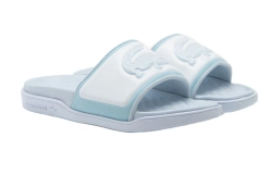 Сланцы Lacoste Serve Slide Dual - white/light blue