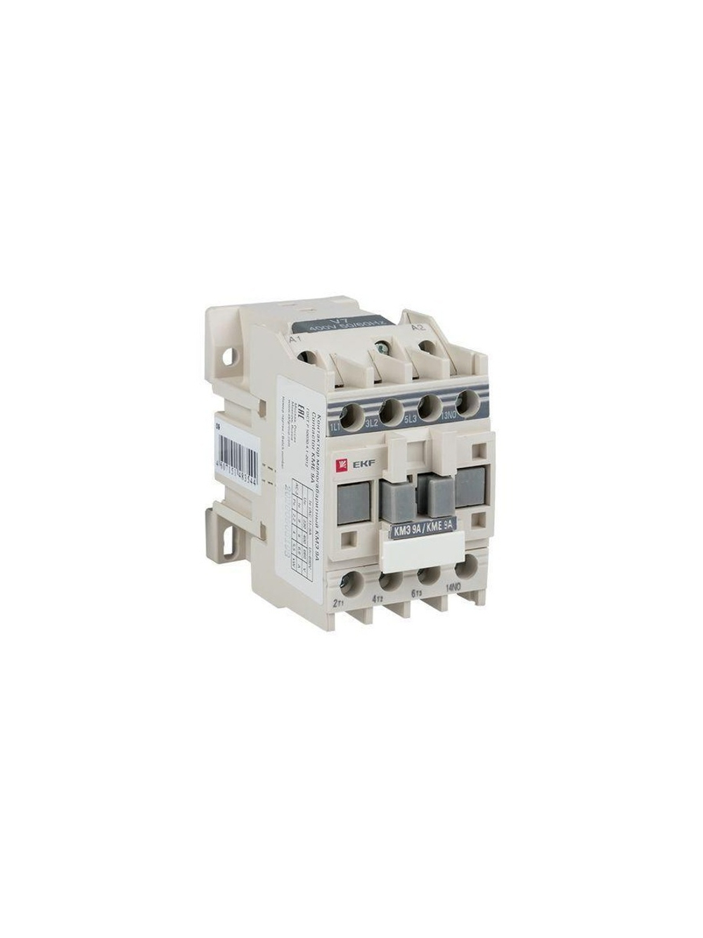 Контактор КМЭ 9А кат. 380В AC 1НО EKF ctr-s-9-380