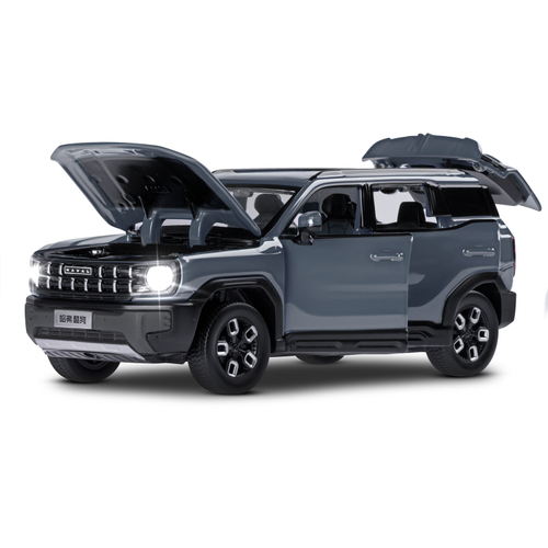 Модель 1:32 Haval Kugou, серый, свет, звук, откр. двери, капот и багажник