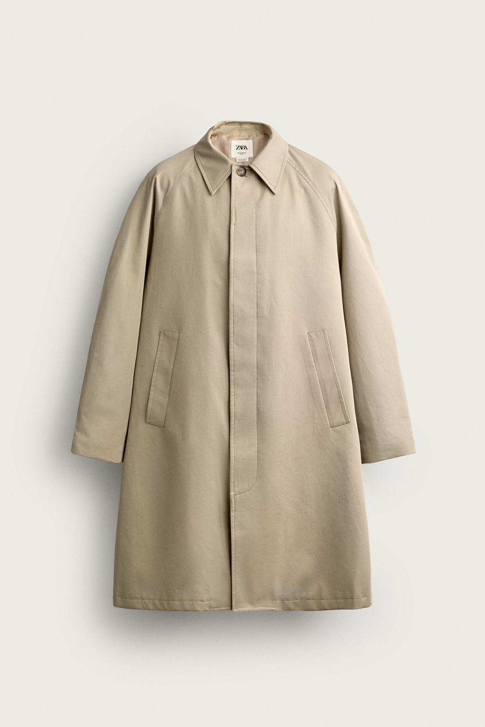 ДЛИННЫЙ ТРЕНЧ RELAXED FIT — ZARA