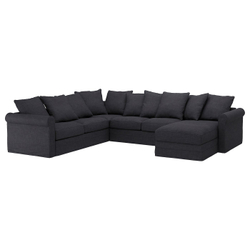 IKEA GRÖNLID  (ИКЕА ГРЁНЛИД)  -  Чехол на угловой раскладной диван, 5-местный