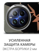 Дизайнерский чехол из пластика для REALME 12 PRO / 12 PRO PLUS с усиленной защитой камеры и глянцем