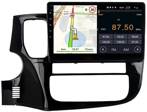 Магнитола для Mitsubishi Outlander 3 2012-2022 - Parafar PF230LUX2FHD на Android 13, CarPlay, 4G SIM-слот