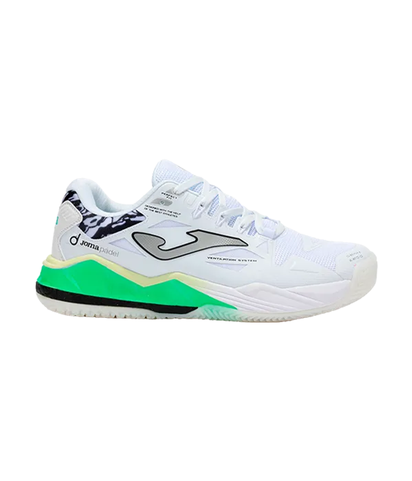Joma Spin Мужские 2502 Белый-Зеленый Кроссовки 2025