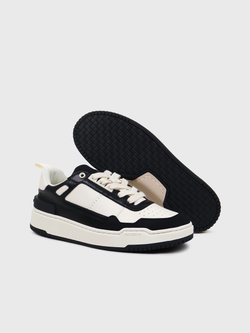 Кроссовки Foot Industry The Plateau Off-White / Black Low Top Sneakers