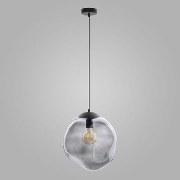 Подвесной светильник со стеклянным плафоном 1*Е27 4264 серый Sol TK Lighting