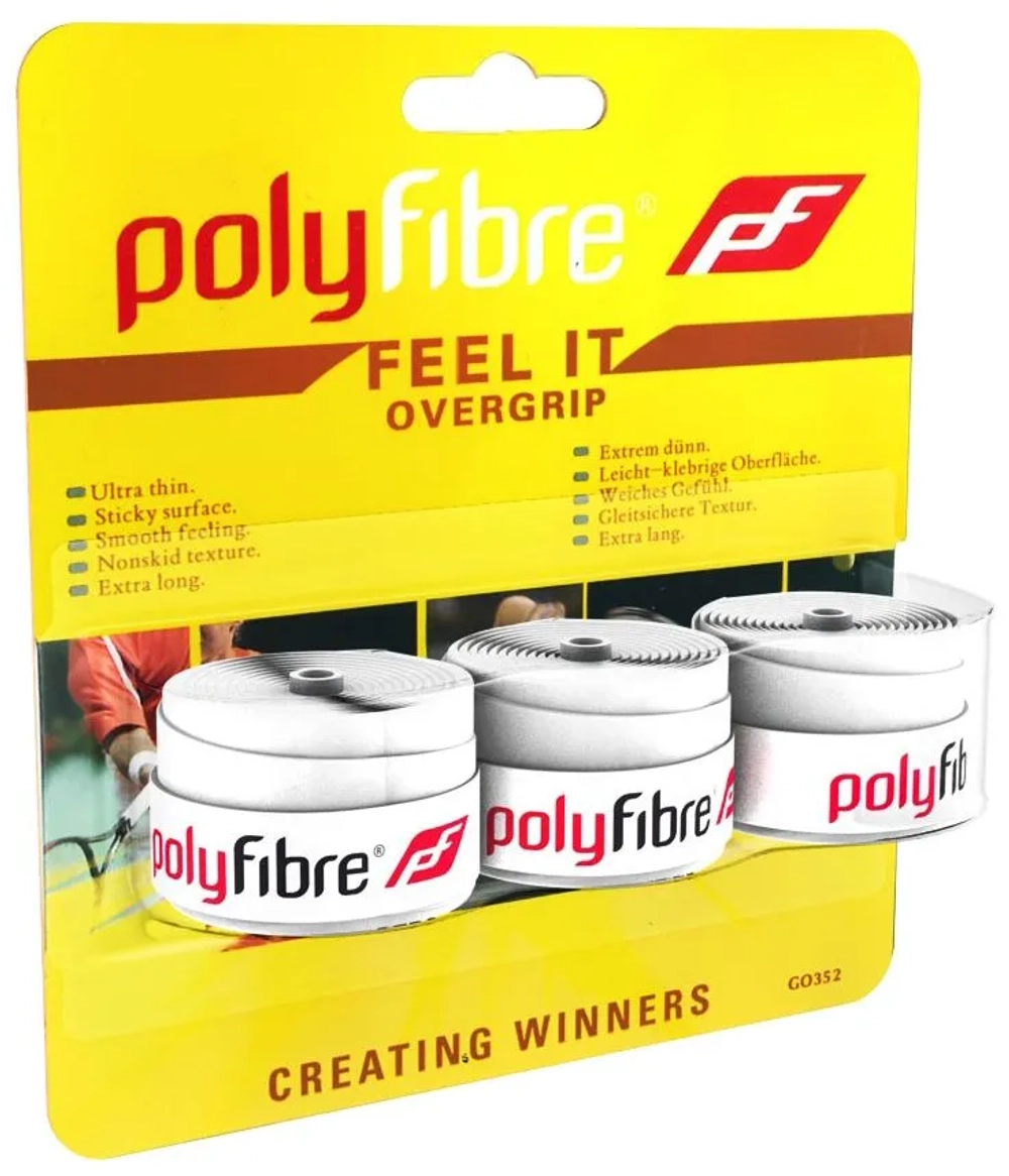Теннисные намотки Polyfibre Feel It Overgrip 3P