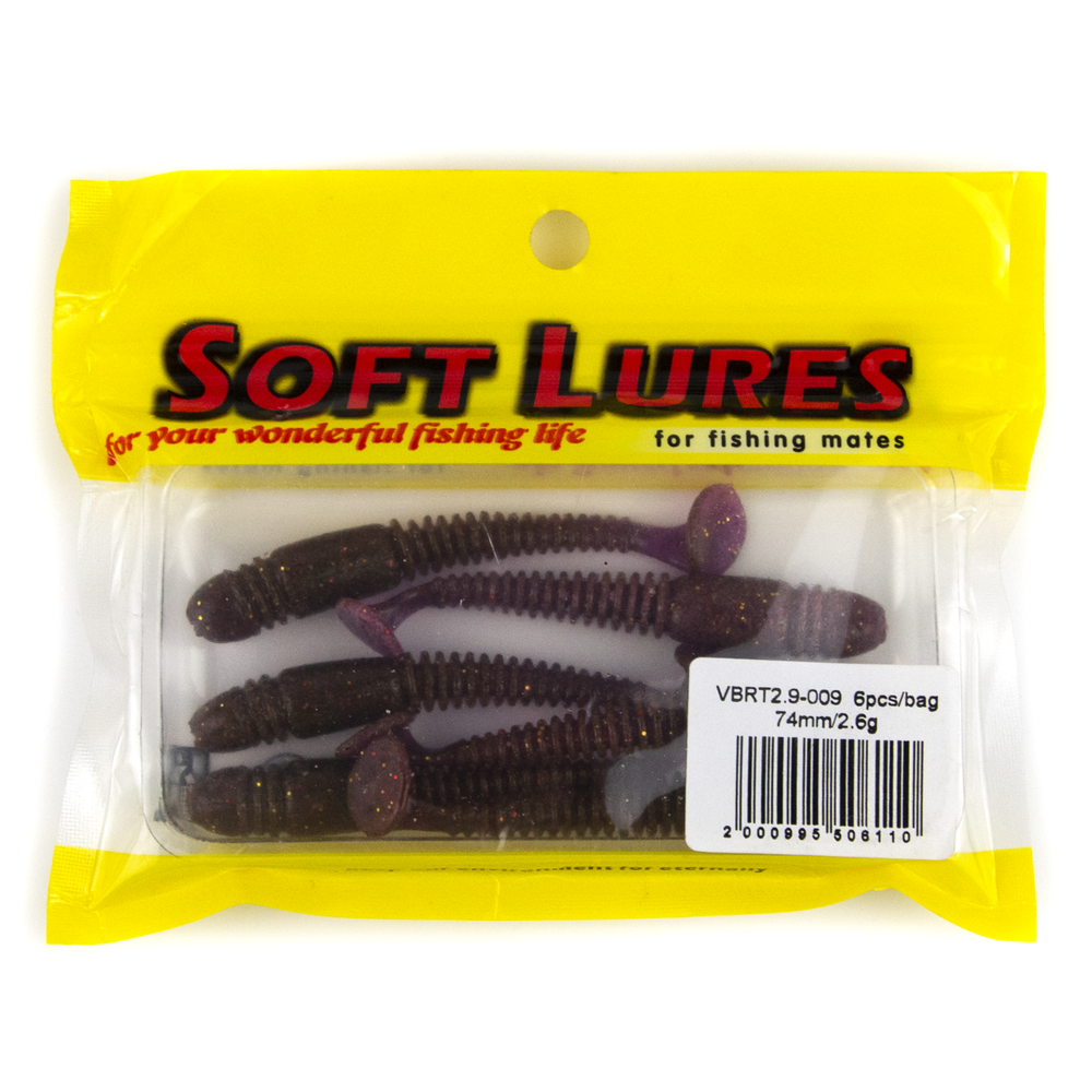 Виброхвост шумовой Soft Lures (74мм, 2.6гр)