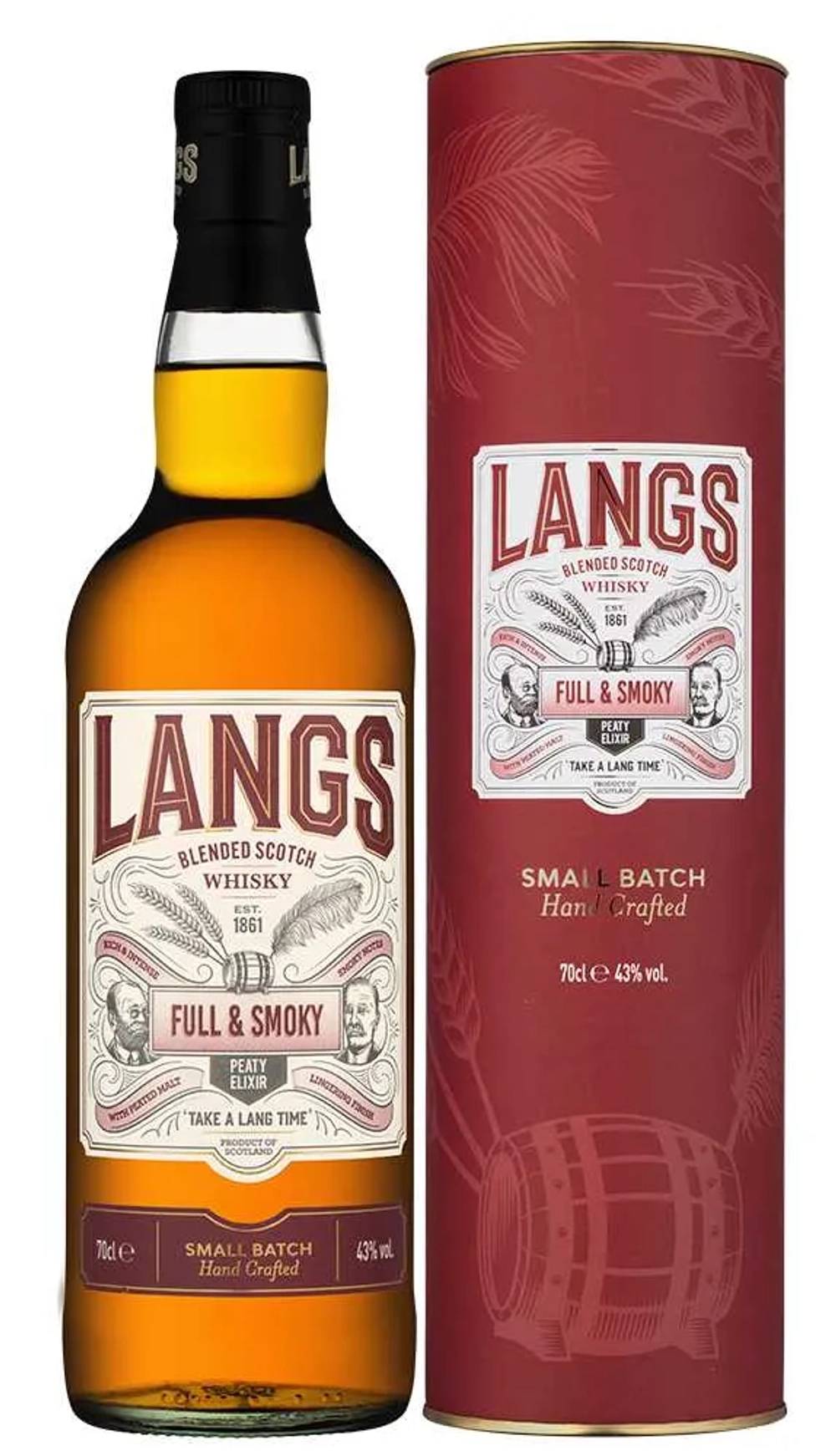 Виски Langs Full & Smoky, 0.7 л.