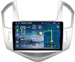 Магнитола для Chevrolet Cruze 1 2012-2015 (рамка серебро) - Teyes CC4-PRO монитор 9.5" 2K QLED на Android 13, Быстрейшая, Snapdragon 778G, ИИ, CarPlay, DSP, 4G SIM-слот