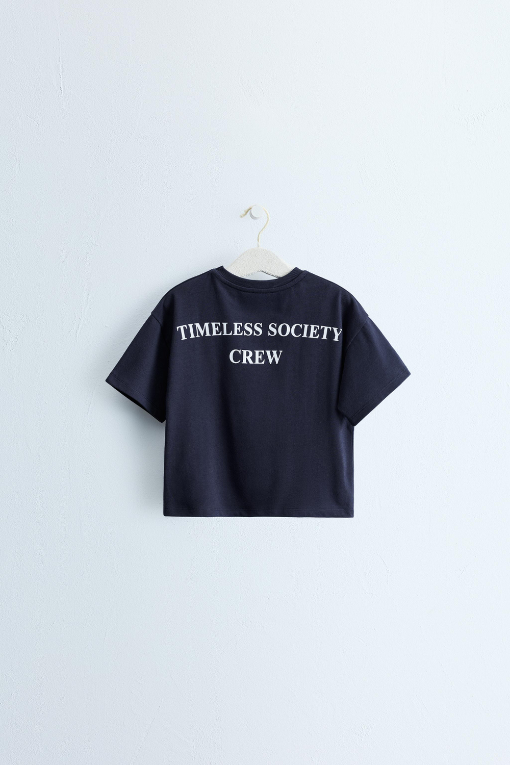 ZARA TIMELESS — ФУТБОЛКА С ПРИНТОМ, СИНИЙ