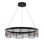 Люстра D8825P/L black/smoky