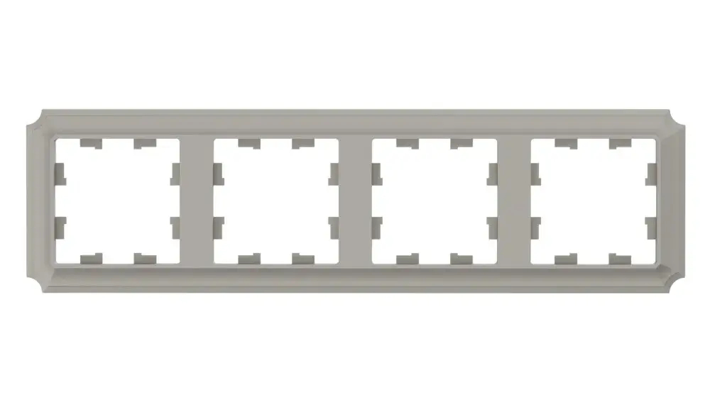 ATLASDESIGN ANTIQUE 4-постовая РАМКА, универсальная, ШАМПАНЬ