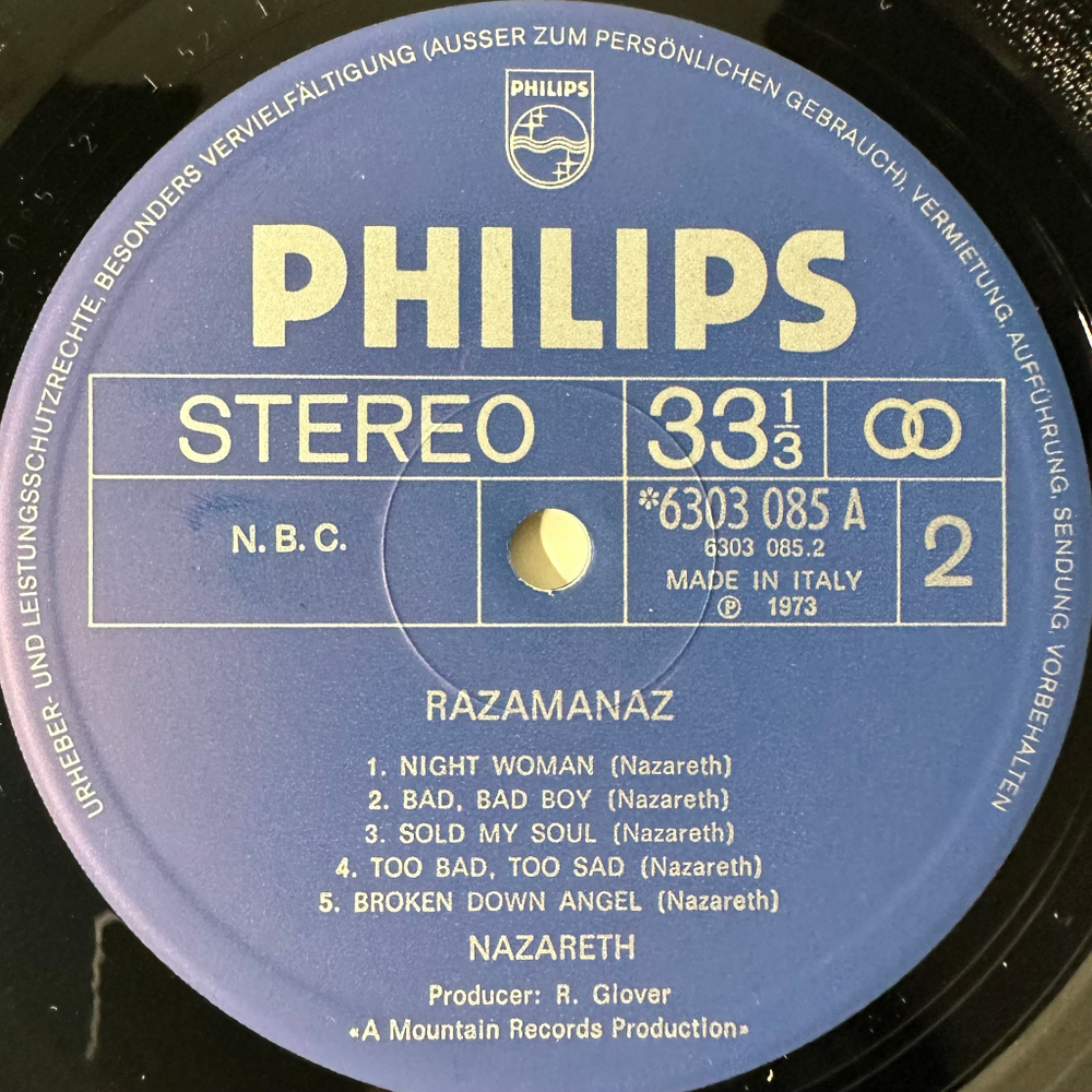 Nazareth- Razamanaz (Италия 1973г.)
